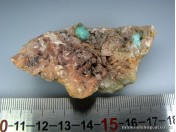 Брошантит, гипс на доломитовой матрице (МС 217)